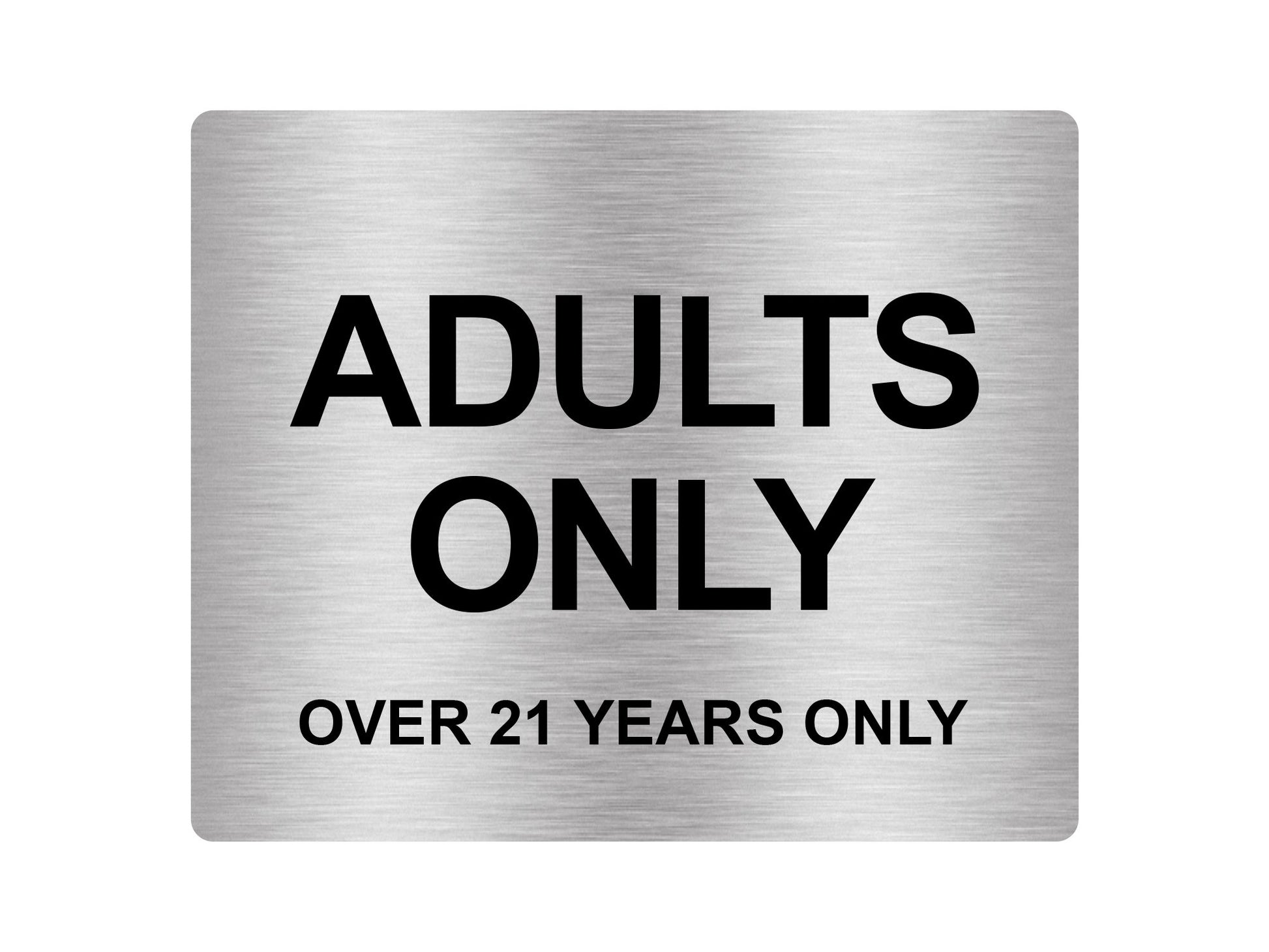 Self Adhesive Adults Only Sign – by origindesigned – Signs