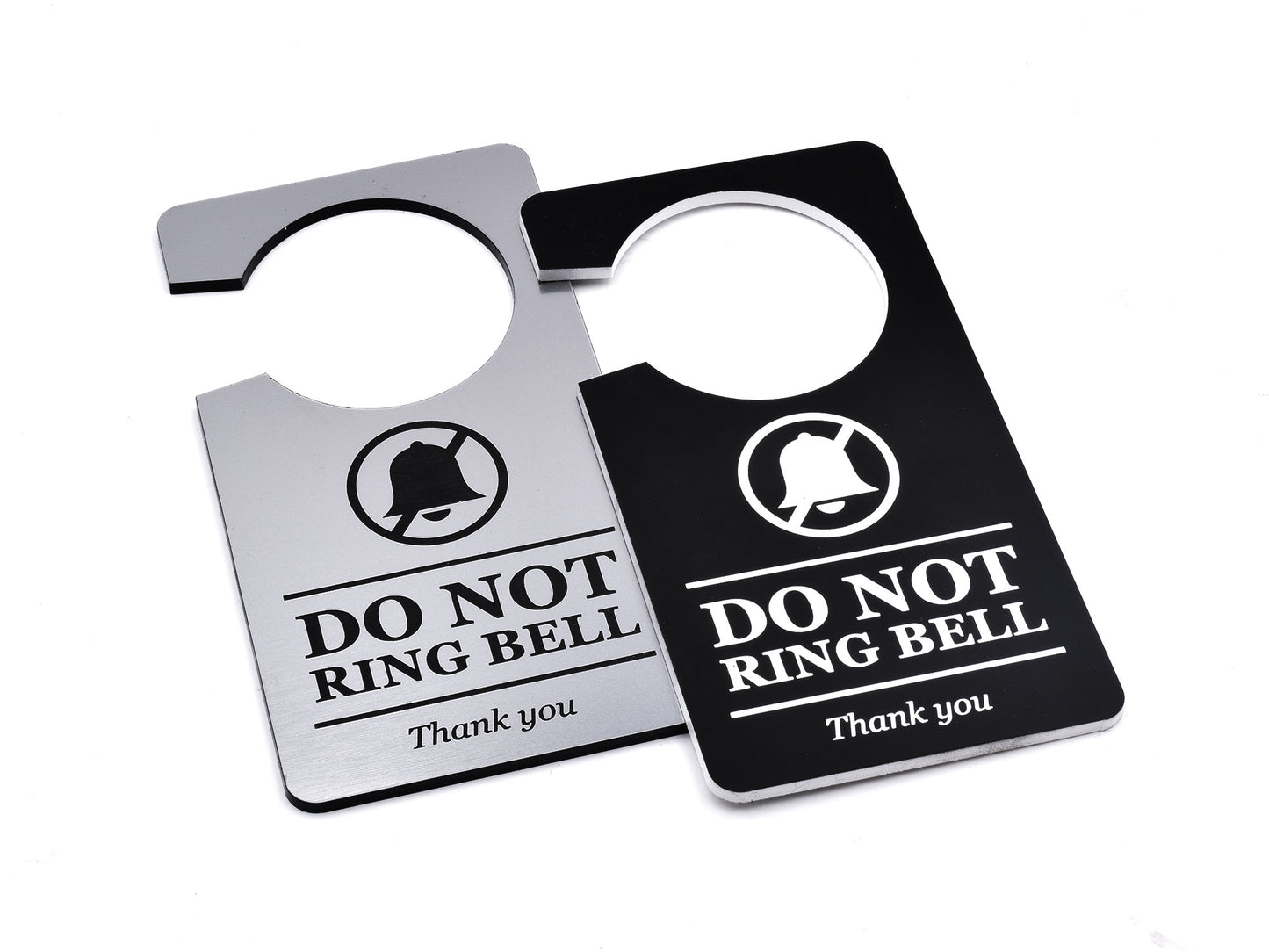 Do Not Ring Bell - DND Door Hanger – by origindesigned – Signs
