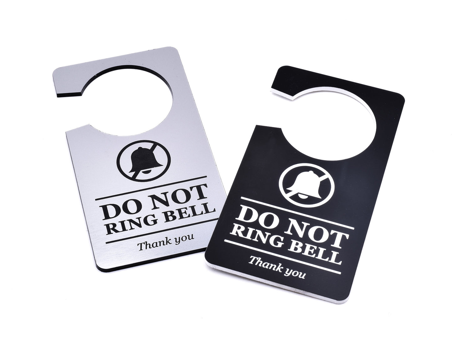 Do Not Ring Bell - DND Door Hanger – by origindesigned – Signs