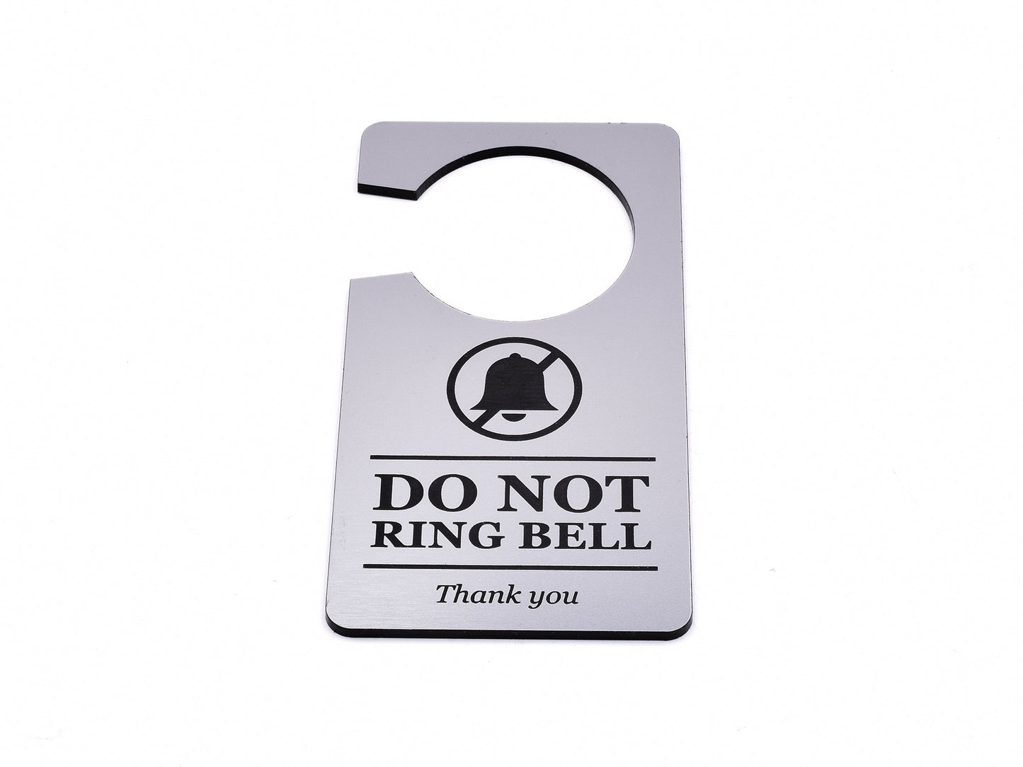 Do Not Ring Bell - DND Door Hanger – by origindesigned – Signs