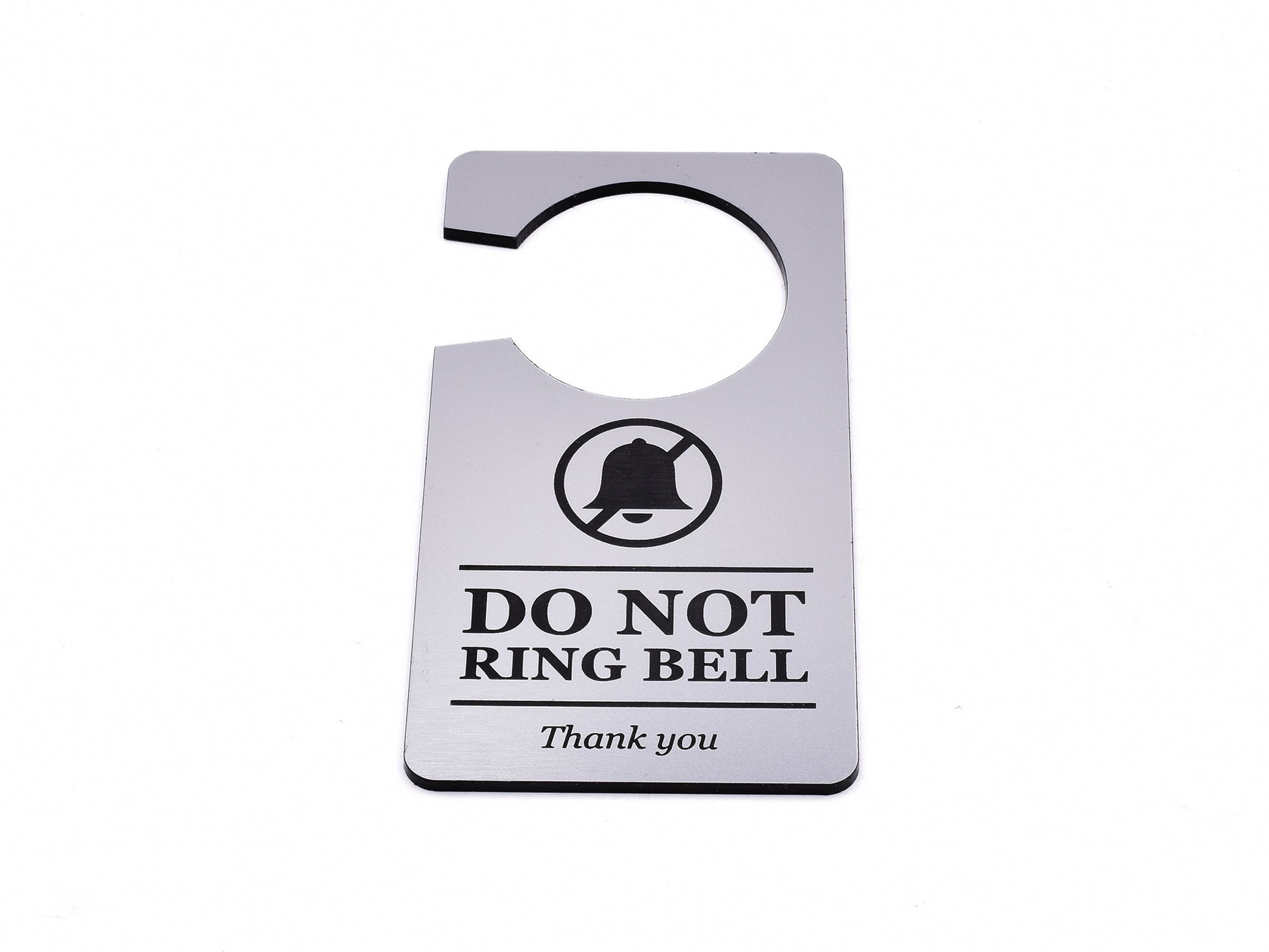 Do Not Ring Bell - DND Door Hanger – by origindesigned – Signs